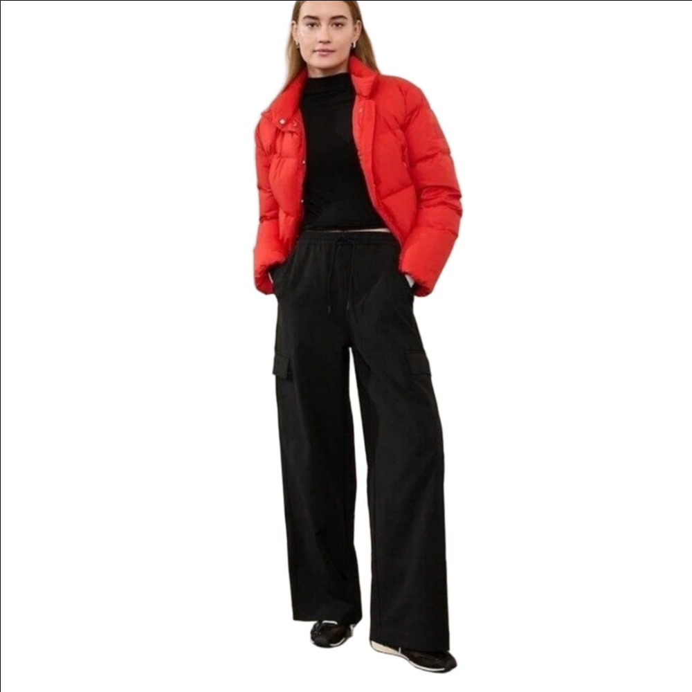Athleta Black Wide-Leg Pants